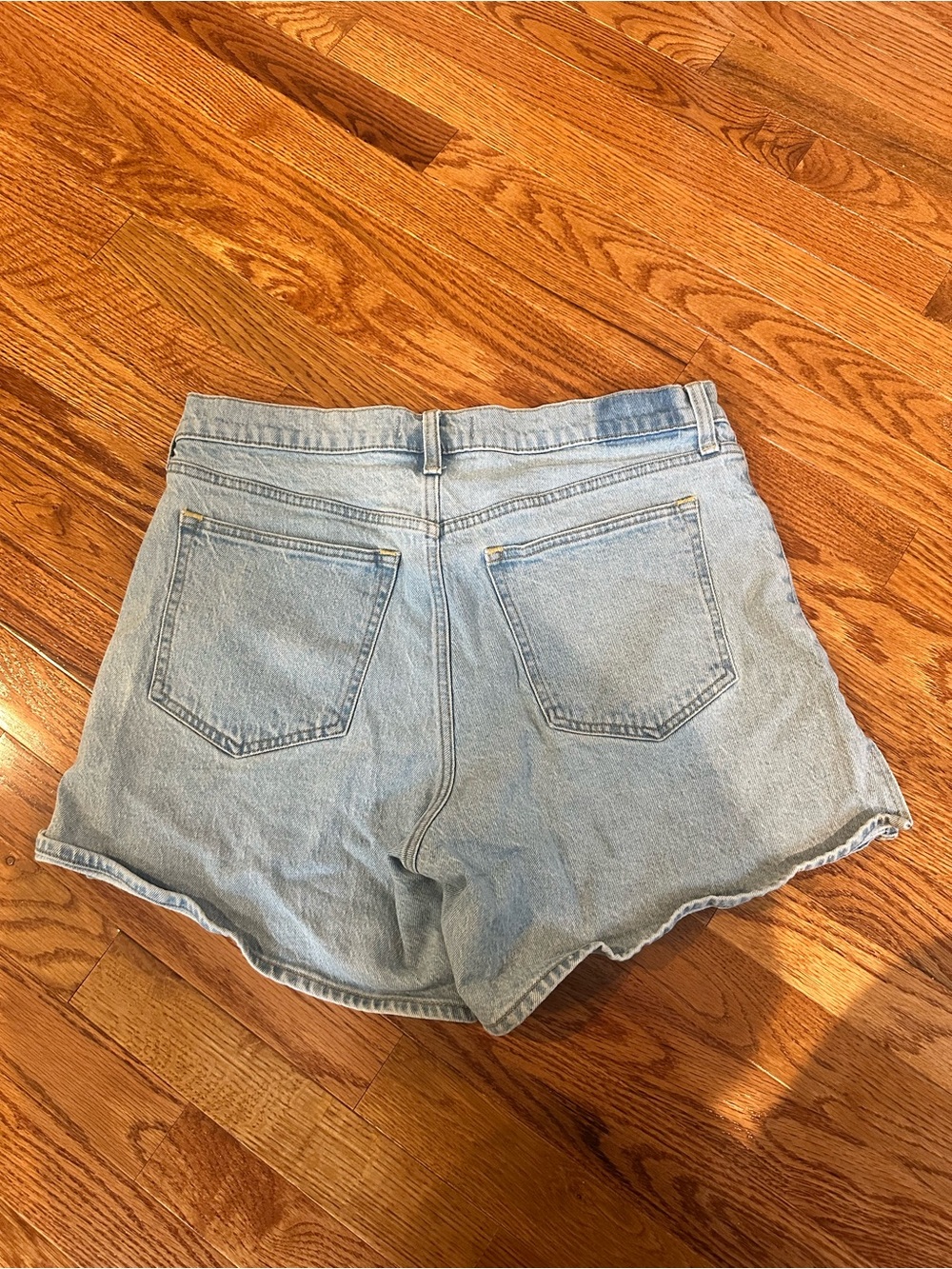 Abercrombie & Fitch Light Blue Denim Shorts - Picture 4 of 4